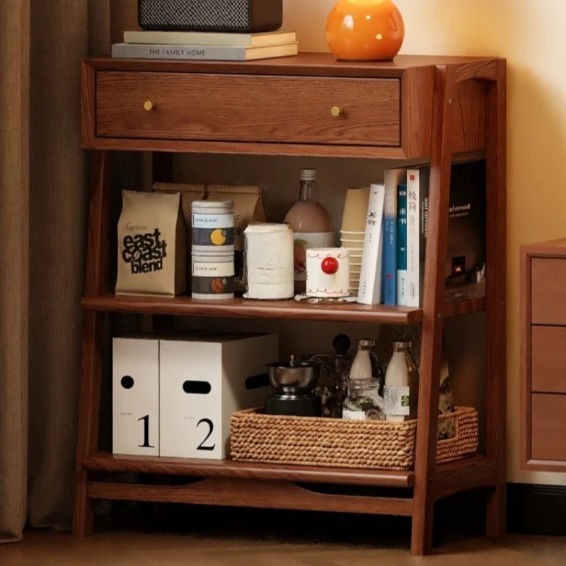 Home living room display rack Modern simple study Children's picture book finishing rack Multi-layer storage cabinet