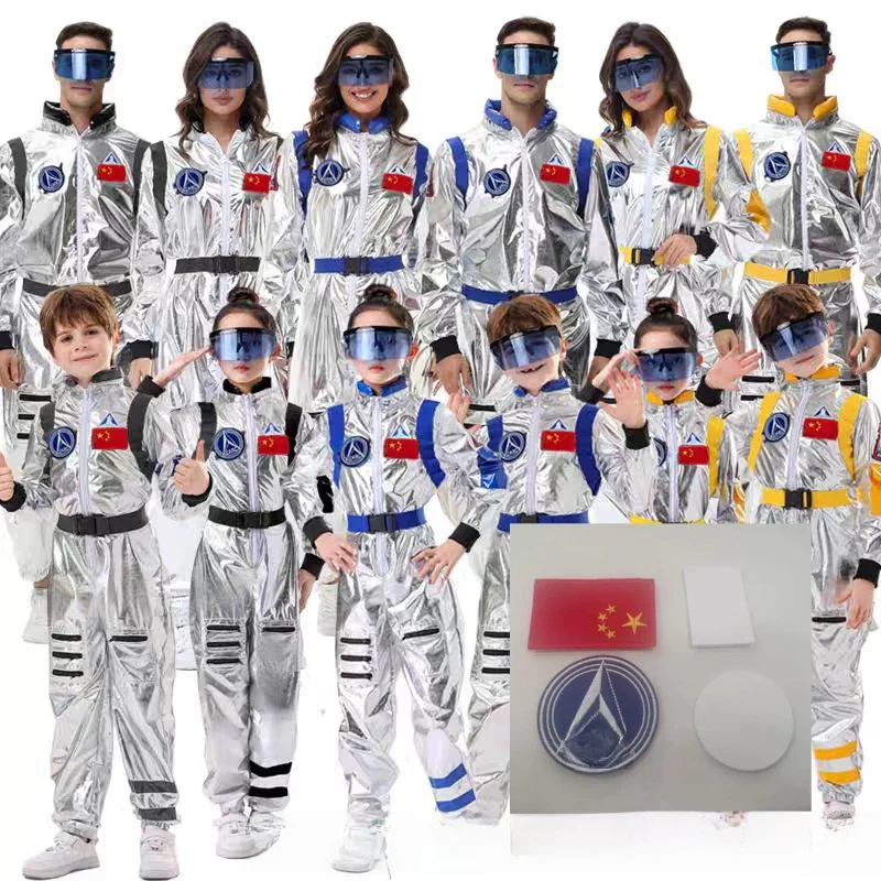 

Детский костюм космонавта на Хэллоуин, мужской костюм астронавта с флагом, для театральных и сценических выступлений, традиционный...