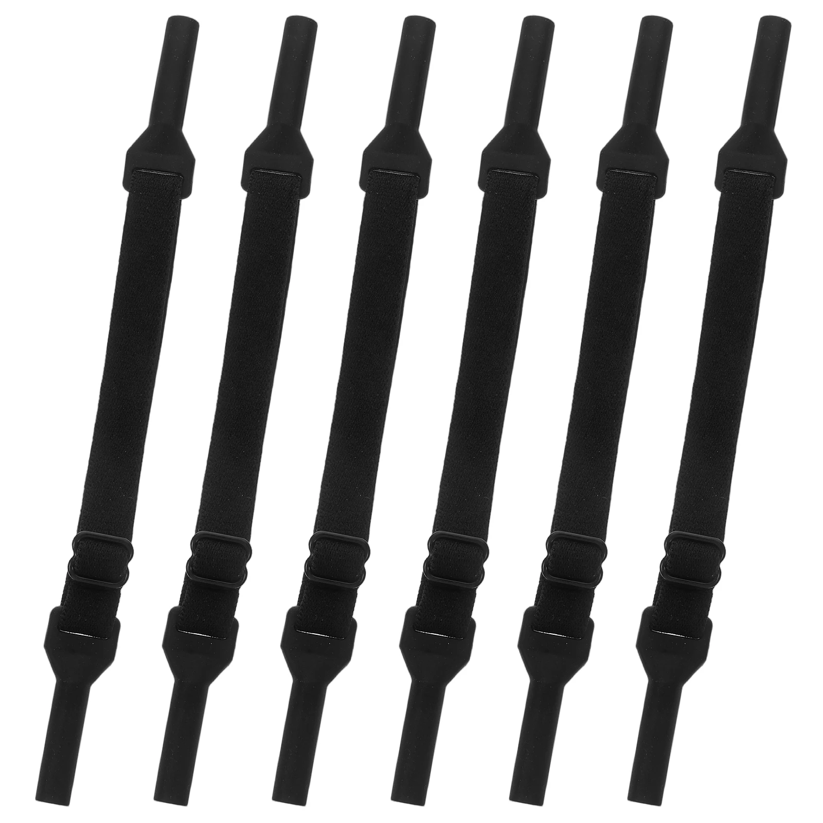 6pcs Glasses Anti-slip Rope Adjustable Elastic Sports Strap Secure Fit Comfortable Material Labor Protection