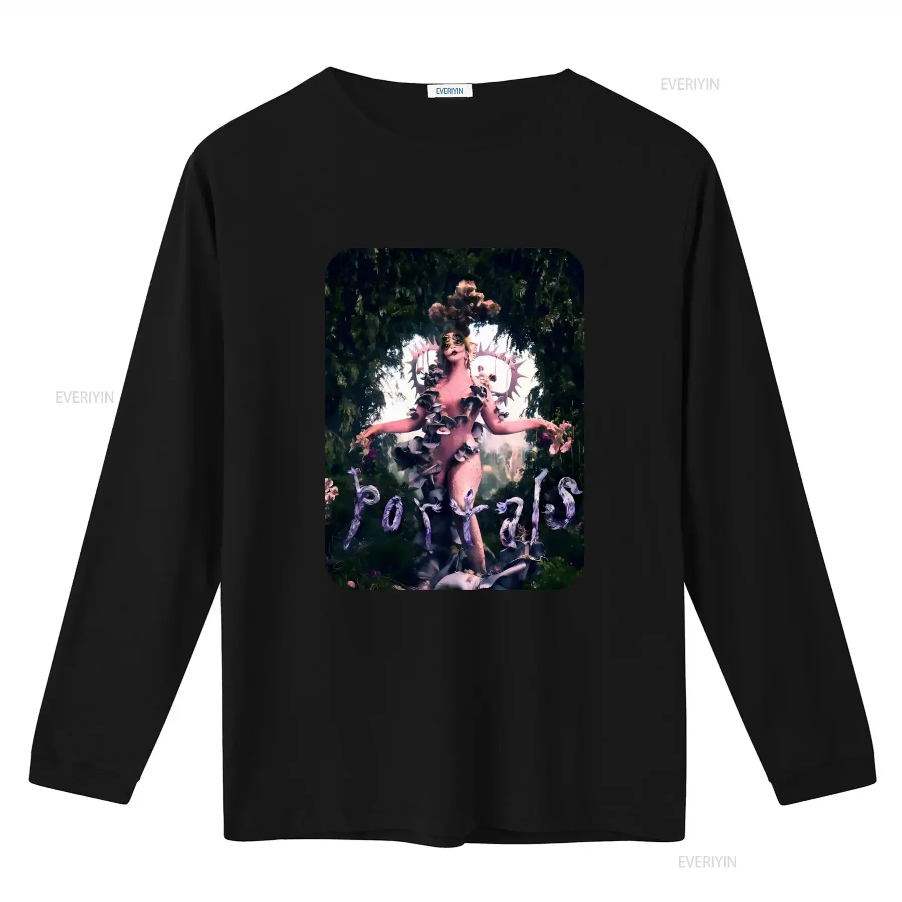 Melanie Martinez Portals Album Inspired T Shirt for Fans Fantasy Garden Design Mushroom Floral Print Unique Artistic Style