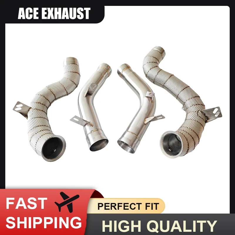 

ACE High Quality SUS304 Downpipe For Mercedes Benz E63S AMG W213 4.0T High Performance Exhaust Pipe Aggressive Exhaust Sound