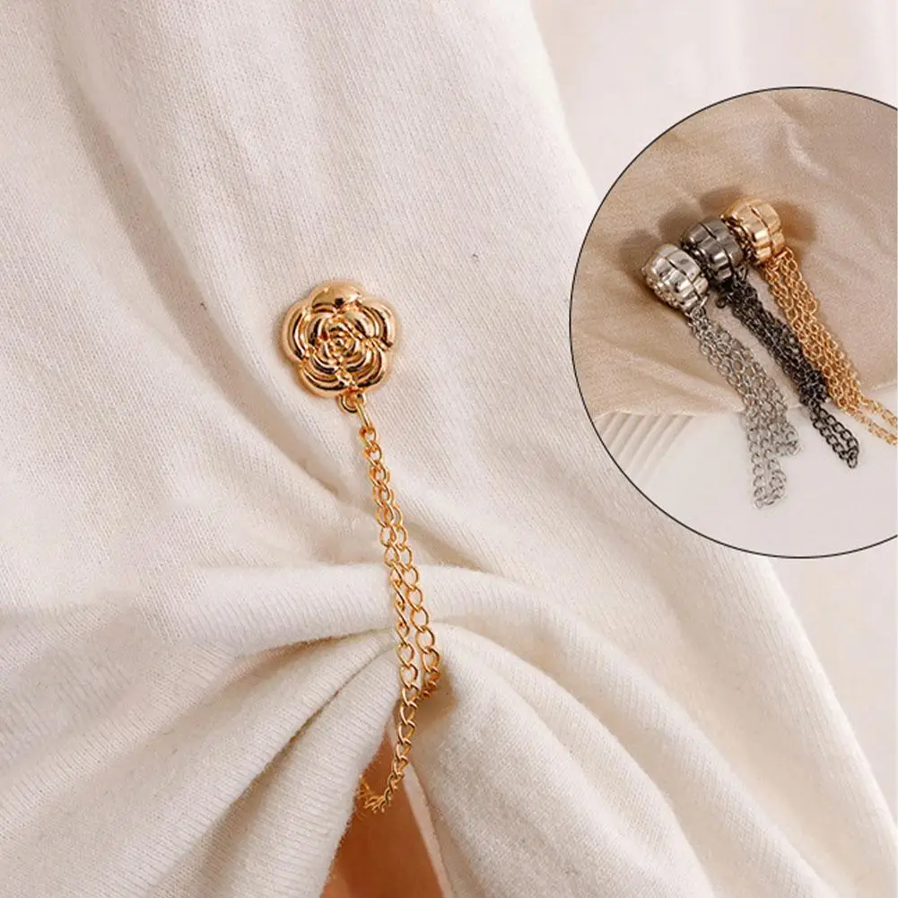 

Magnetic Clothing Clips Clothing Shawl Clips Multi-Purpose Pinless Brooch For Women Clothes Hijab Pins Shirt Accessories