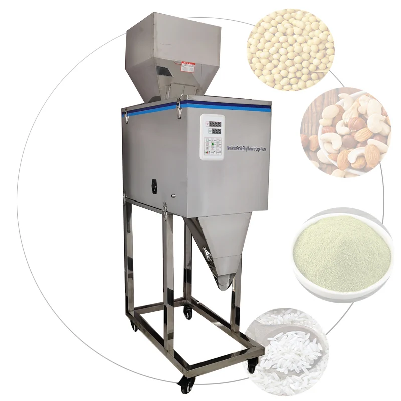 

999g/3000g/5000g Automatic Weighing Packaging Tea Seed Granular Powder Vertical Filling Machine