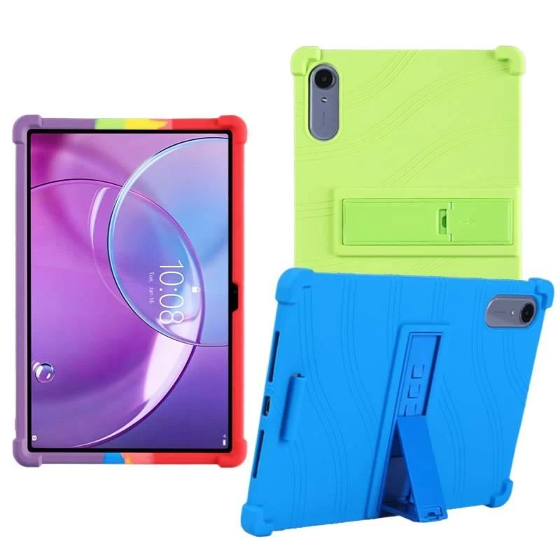 Heavy Duty Shockproof Case for Lenovo Idea Tab Pro Gen 2 13 TB390FU, Thick Bumper with Kickstand, Multiple Colors