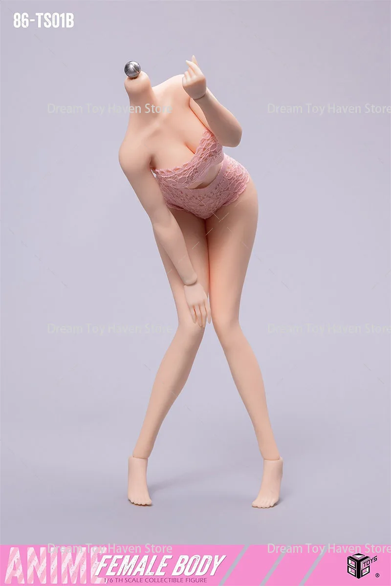 86TOYS 86-TS01-A 1/6 Scale Makeup Edition Platinum Silicone Ultra Soft Joint Movable Action Figures Dolls Female Body
