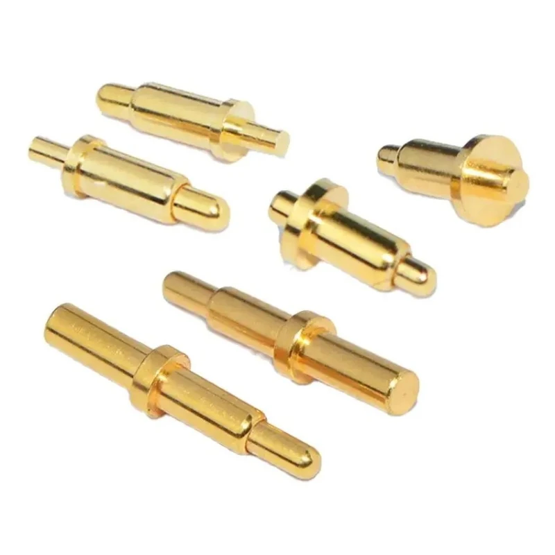 100pcs Spring Loaded DIP Pogo Pin Connector through Holes PCB Height 3 4 5 6 7 8 9 10 11 12 13 13.5 14mm Test Spring Probe