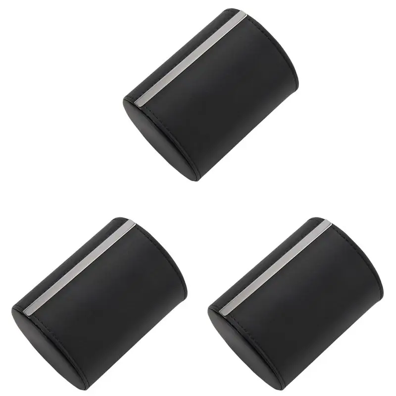 texu-3x-black-necktie-neck-tie-storage-case-travel-gift-box-cylinder-shape