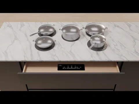 Invisible Induction Cooktops with Triple Four Five Six Burner Touch Control Induction Cookers