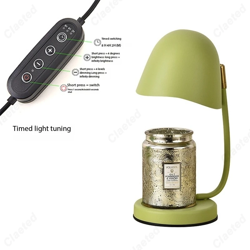 Creative โรแมนติก Eggshell น้ํามันหอมระเหยขี้ผึ้งละลายโคมไฟ Dimming Timing ห้องนั่งเล่นห้องนอนโคมไฟข้างเตียงบรรยากาศ