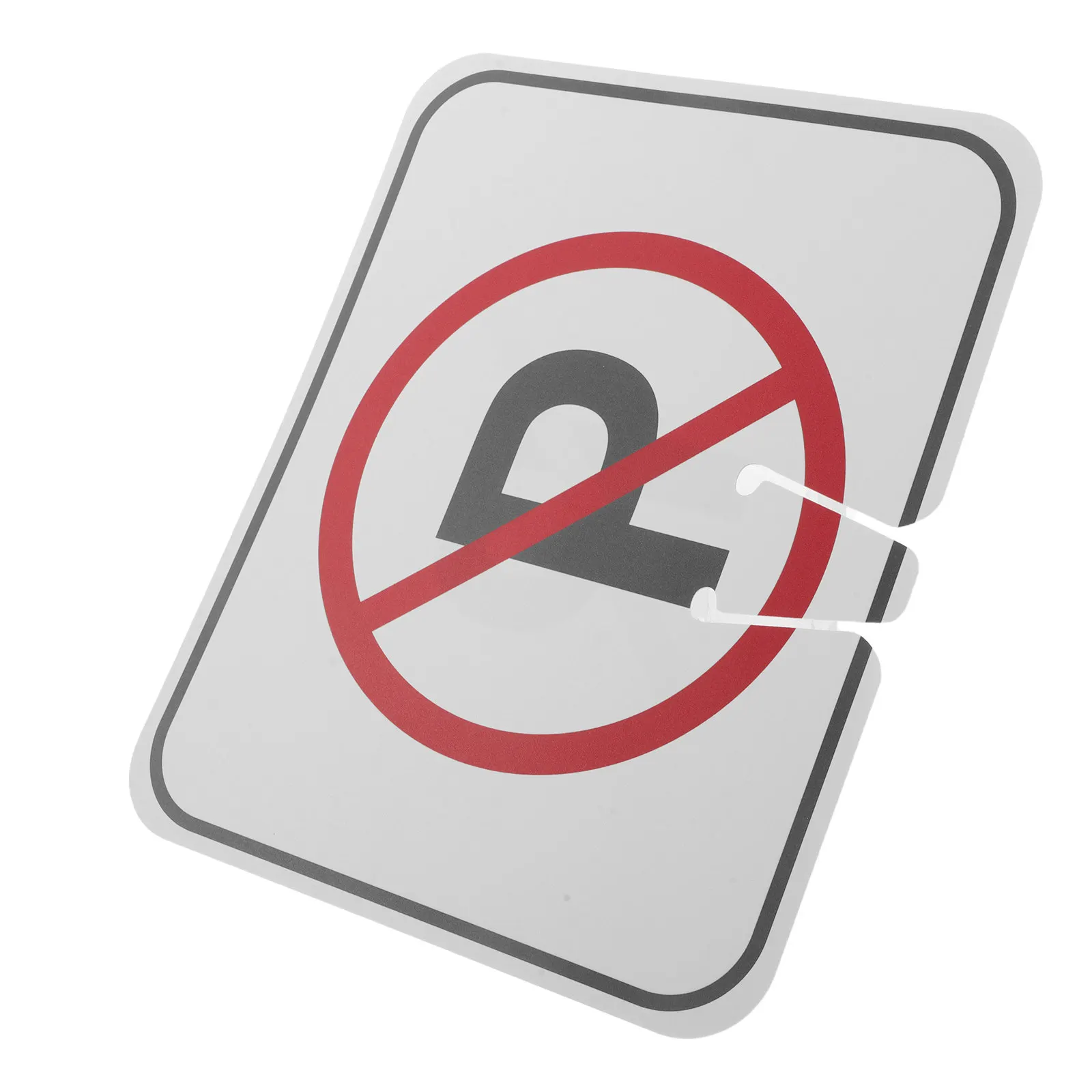 No Parking Sign Do Business Driveway with Symbol Front of Garage Door Abs Sticker
