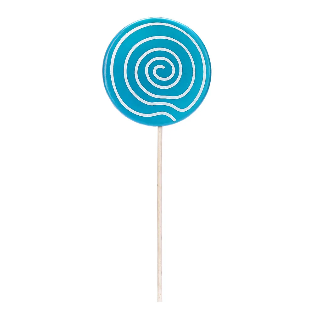 Decoraciones Realistas de Piruletas para Manualidades Infantiles, Accesorios para Fotos, Actividades Escolares, Diversión Familiar, Fiesta de Año Nuevo y Navidad, Color Azul