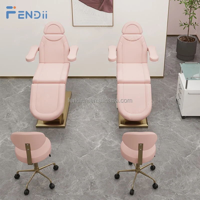 Custom Color Hydraulic Adjustable Electric Beauty Tattoo Bed Chair