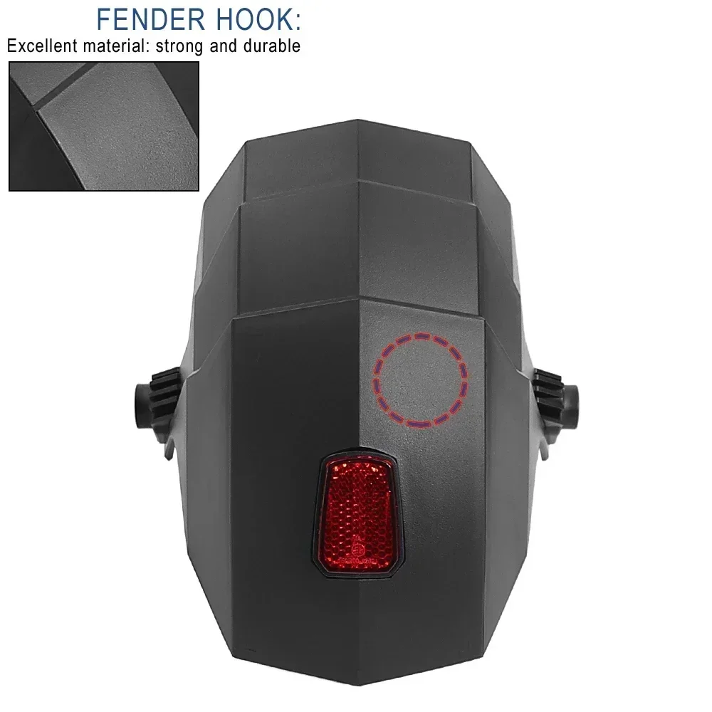 Hinterer Kotflügel für Kukirin G2 G3 G4 G2 Ultra Reflektor Elektroroller Hinterrad-Schutz Ersatzteile Zubehör – Detail 4