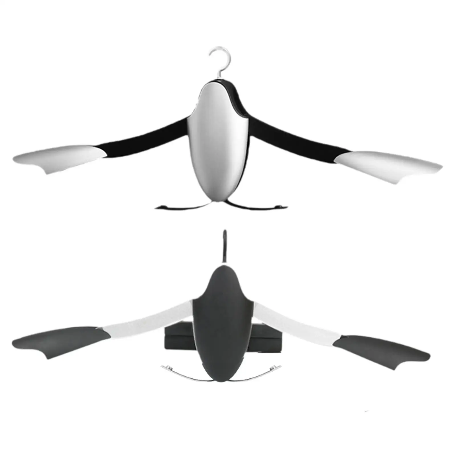 Headrest Car Coat Hanger PU Clothes Organizer Foldable Rack for Wrinkle Free Travel Garments