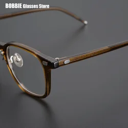 2026 New Brand Design Acetate Glasses Frame Men Women Square Eyeglasses Myopia Optical Prescription Eyewear Oculos Big Face New