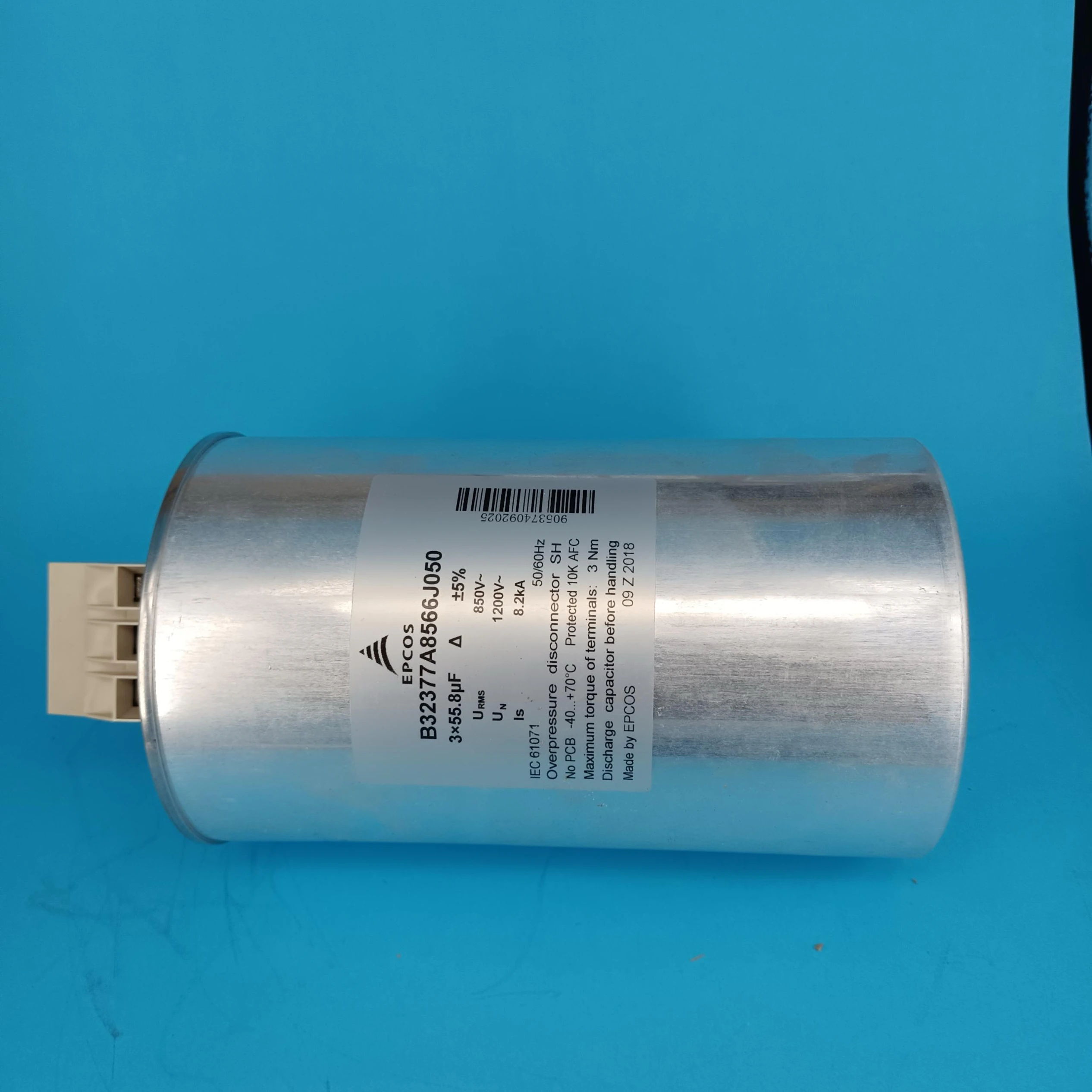 EPCOS spot imported postal power capacitor 3x55.8 UF 850V original boutique