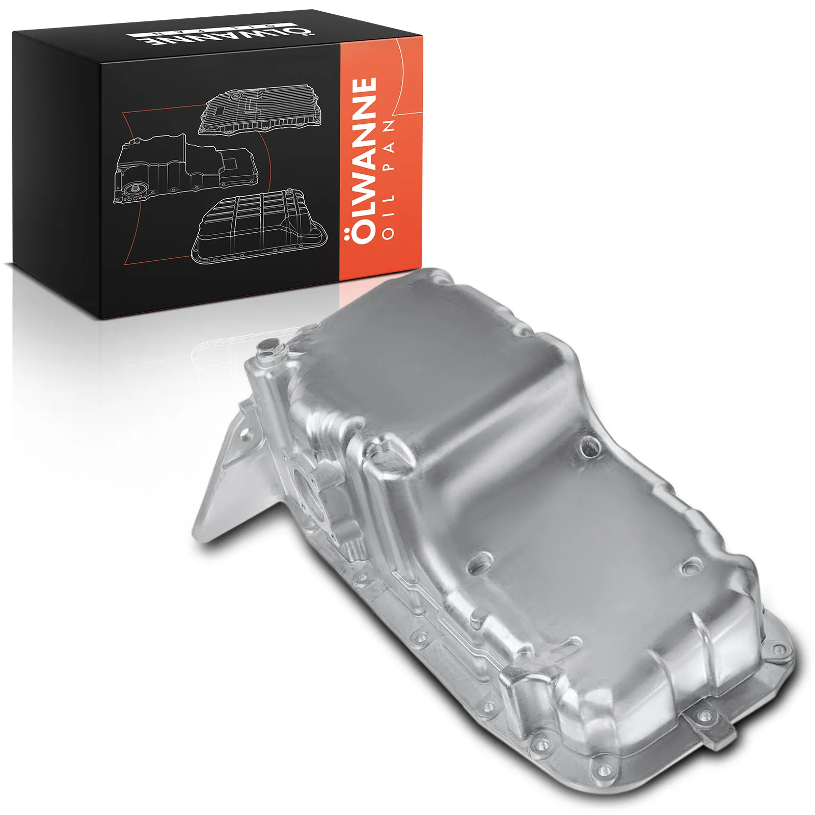 Frankberg 1x Oliepan Motoroliecarter voor Opel Astra G F67 F35 F48 F08 F07 F69 Vectra B 36 31 Zafira A F75 1.8L 0652010 90536629