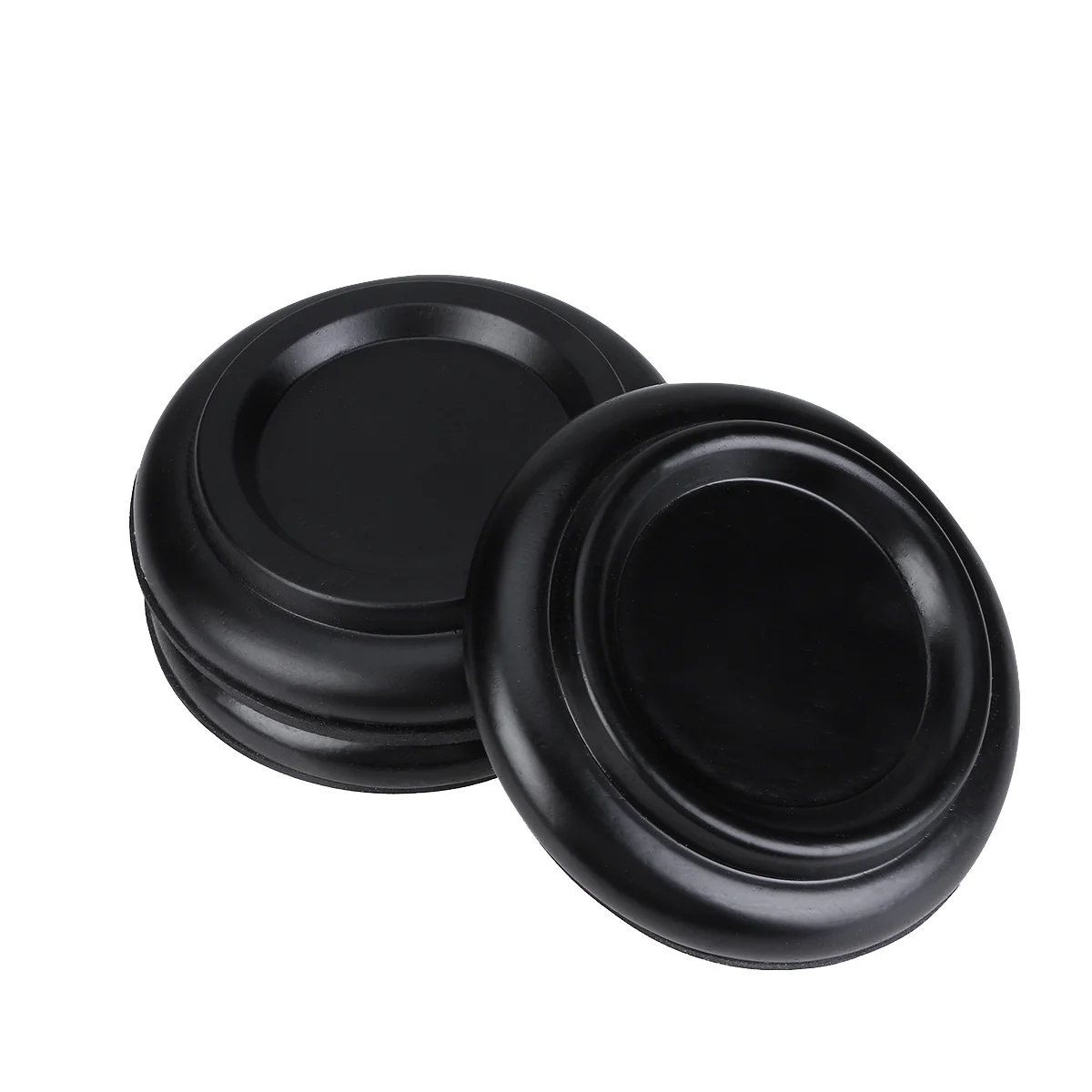 

3Pcs Solid Wood Piano Caster Cups Non-Slip Floor Protector Brown Size L Piano Foot Pads Mats Anti-Noise for Hardwood Rugs