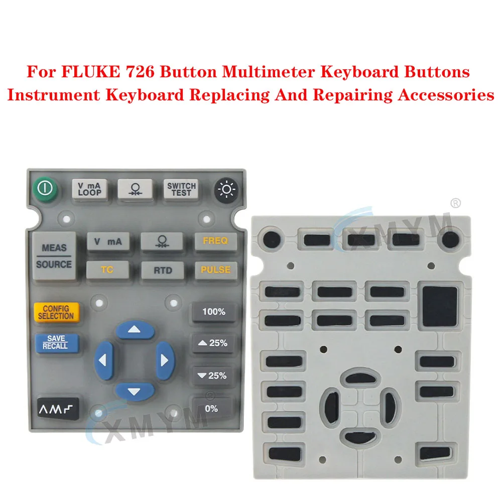 For FLUKE 726 Button Multimeter Keyboard Buttons Instrument Keyboard Replacing And Repairing Accessories