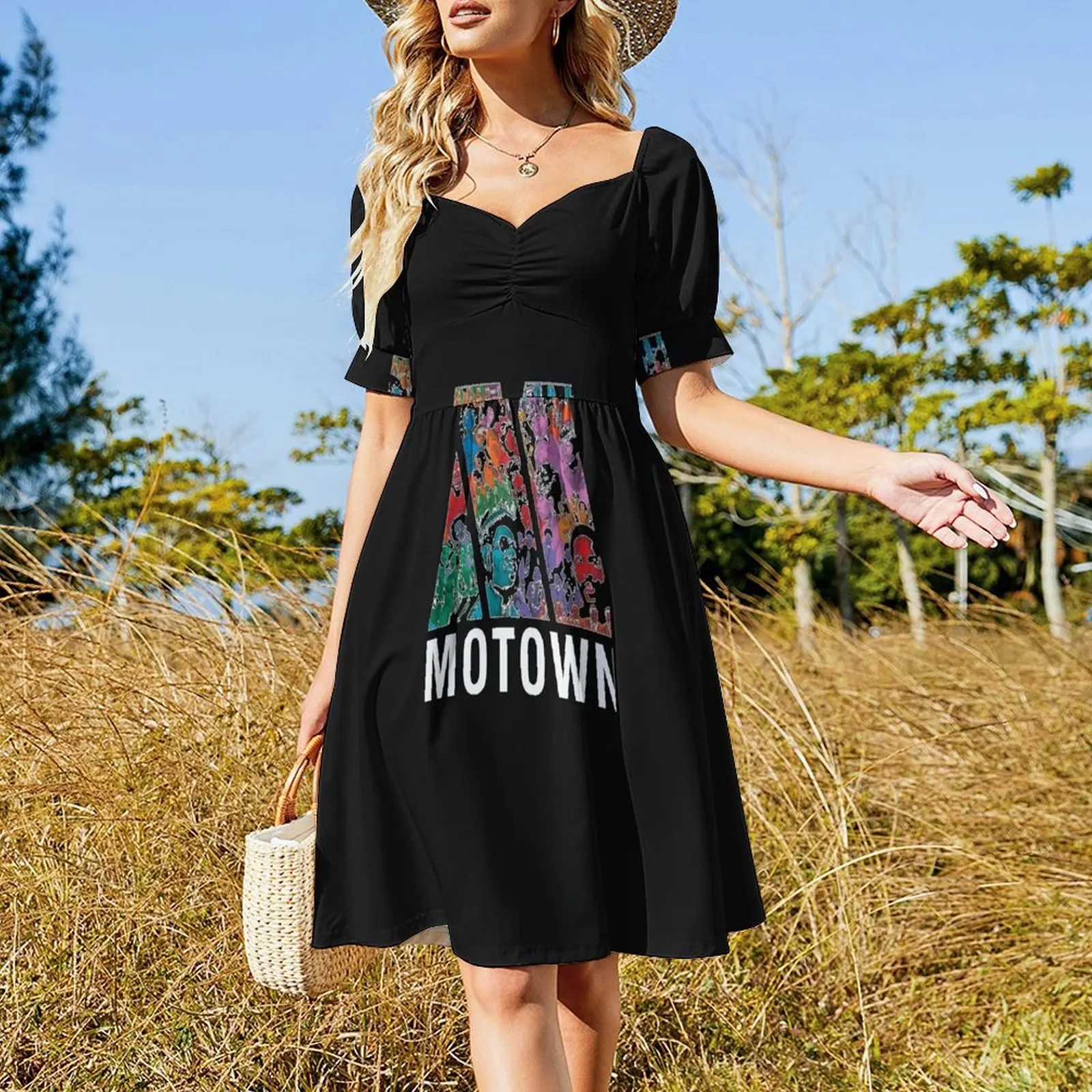 MOTOWN RECORDS legend pop Camiseta esencial Vestido de manga corta vestidos de novia para fiestas vestido de noche elegante y elegante