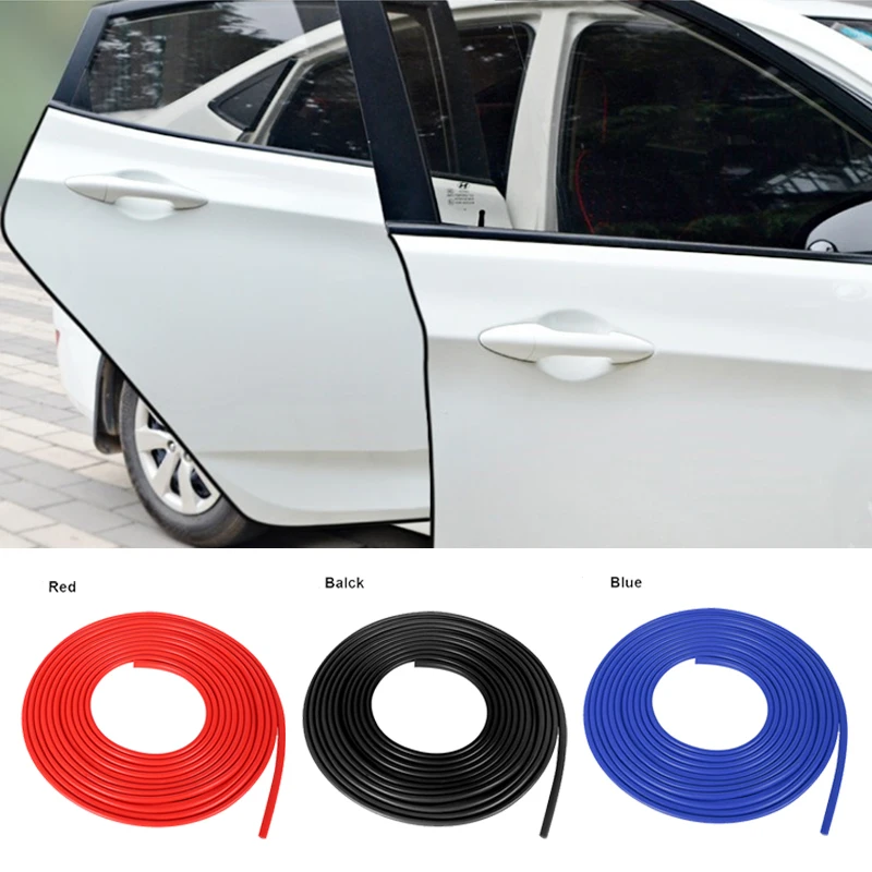 5/10M Car Door Edge Guards Strip Rubber Moulding Sealing Scratch Protector Strip for Auto Car Door Protector U Type Universal