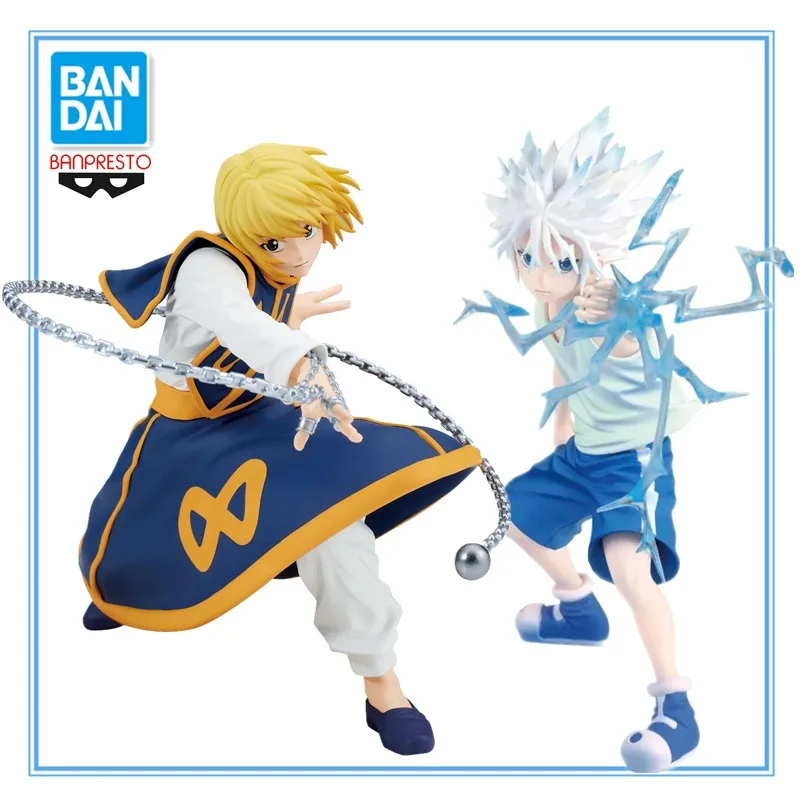 In Stock BANDAI BANPRESTO HUNTER X HUNTER VIBRATION STARS Killua Kurapika Anime Action Figure PVC Model Collector Toys Gifts