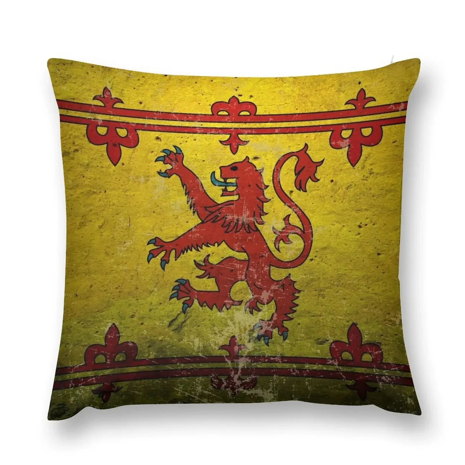 Rampant Lion Throw Pillow anime girl Room decorating items pillow