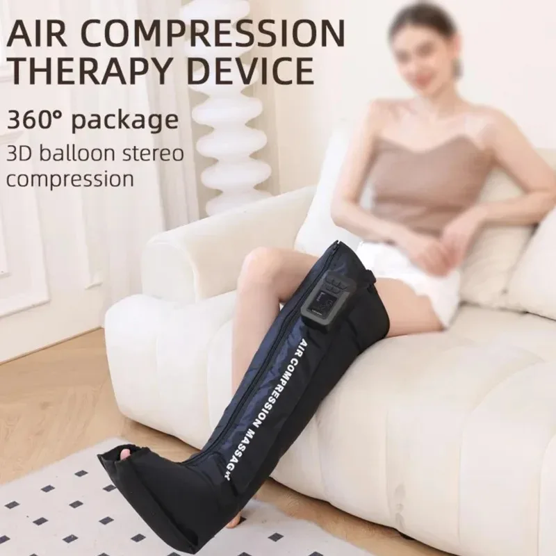

2025 New Arrival Cordless Legs And Feet Air Massage Therapy Recovery Boots Circulation Air Compression Full Leg Massager Machine