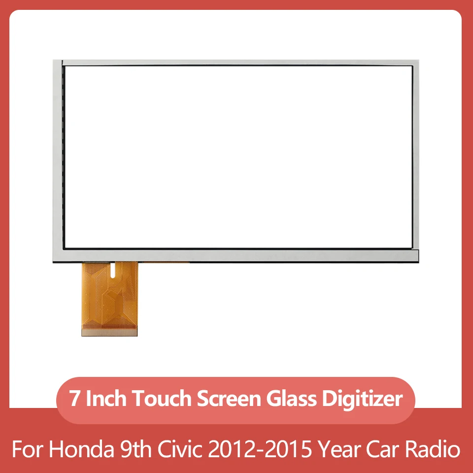 For Honda 9th Civic 2012-2015 Year 39540 TR0 A01 A52 New 7 Inch 50 Pins Touch Screen Glass Digitizer Car Radio Replacement