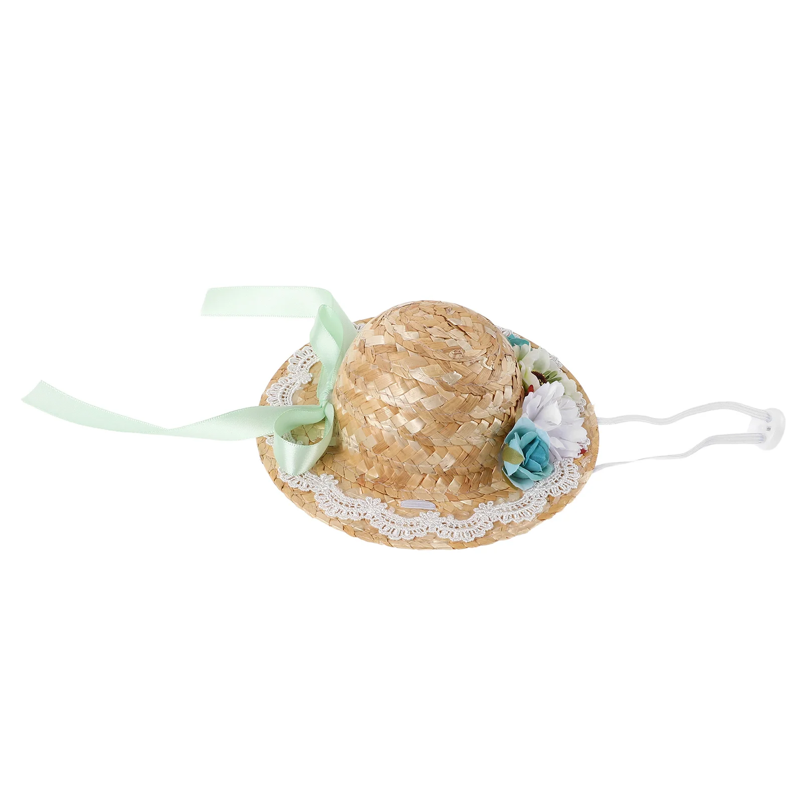 

Hats Straw Mini Figurines Making Supplies Craft Decoration Dollhouse Crafting