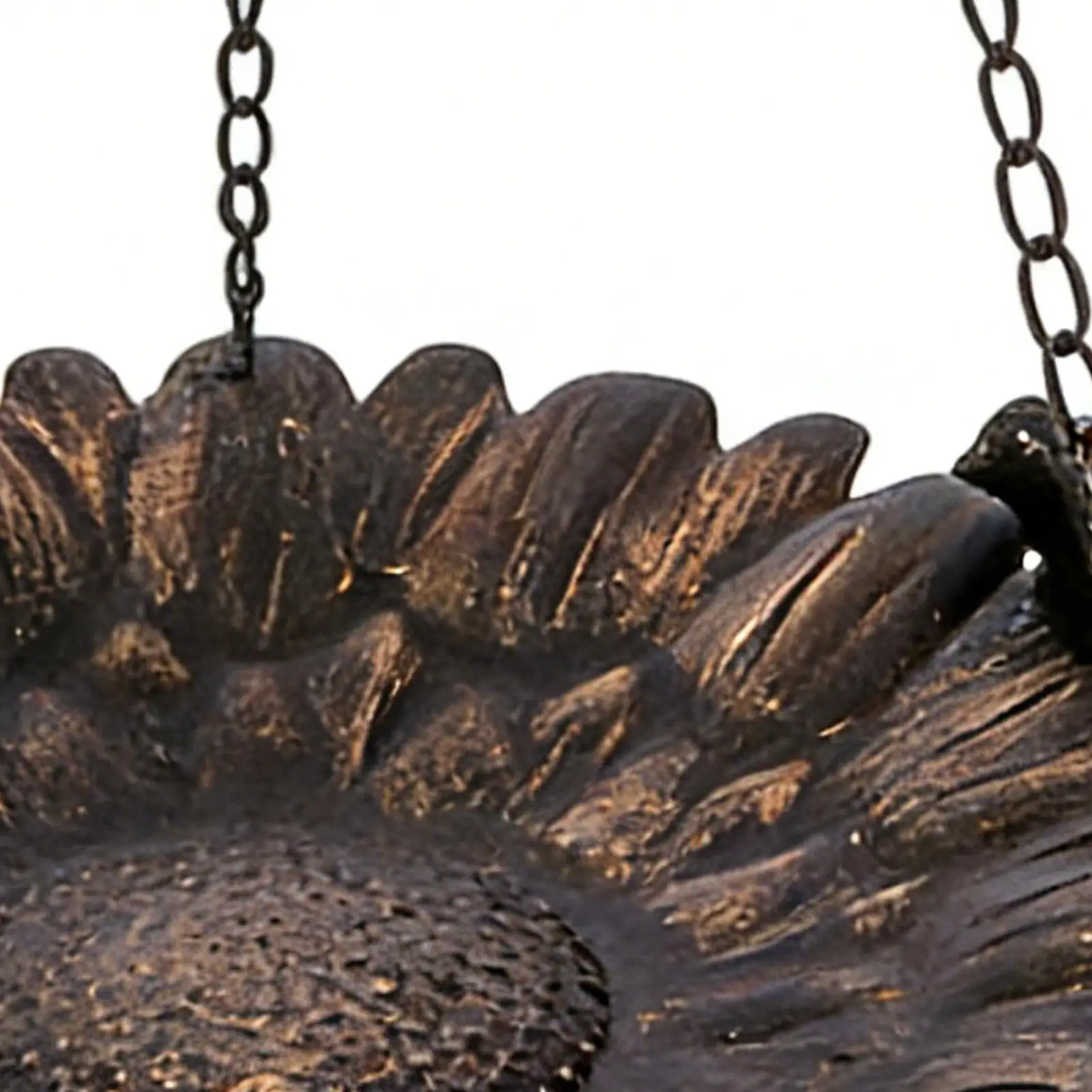 

Металлическая кормушка для птиц, утюг, большая емкость, винтажный декор, подвесной уличный поднос для кормления птиц для сада, патио, крыльца, балкона, дерева, окна