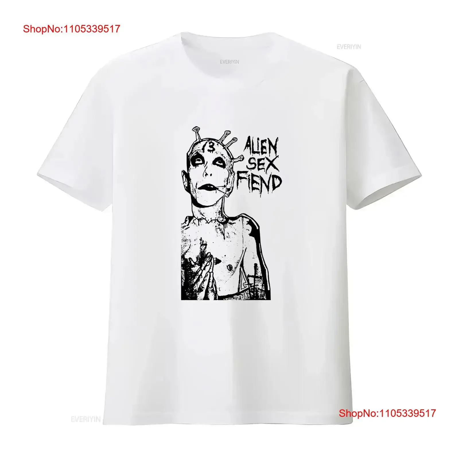 Alien Sex Fiend Hardcore Punk Rock Metal T shirt S 2XL vintage Washed homme Versatile streetwear Comfortable Soft Stylish