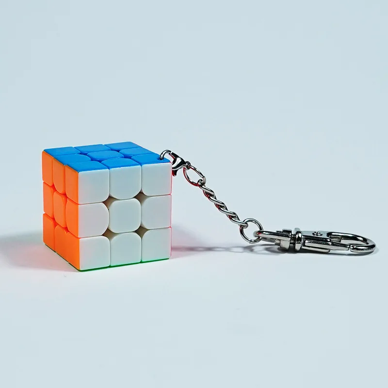 البيع بالجملة من سلاسل المفاتيح المكعبة الصغيرة ذات اللون الصلب ماجيك ريم ميني ليفل 3 ألعاب الأطفال المحمولة #2