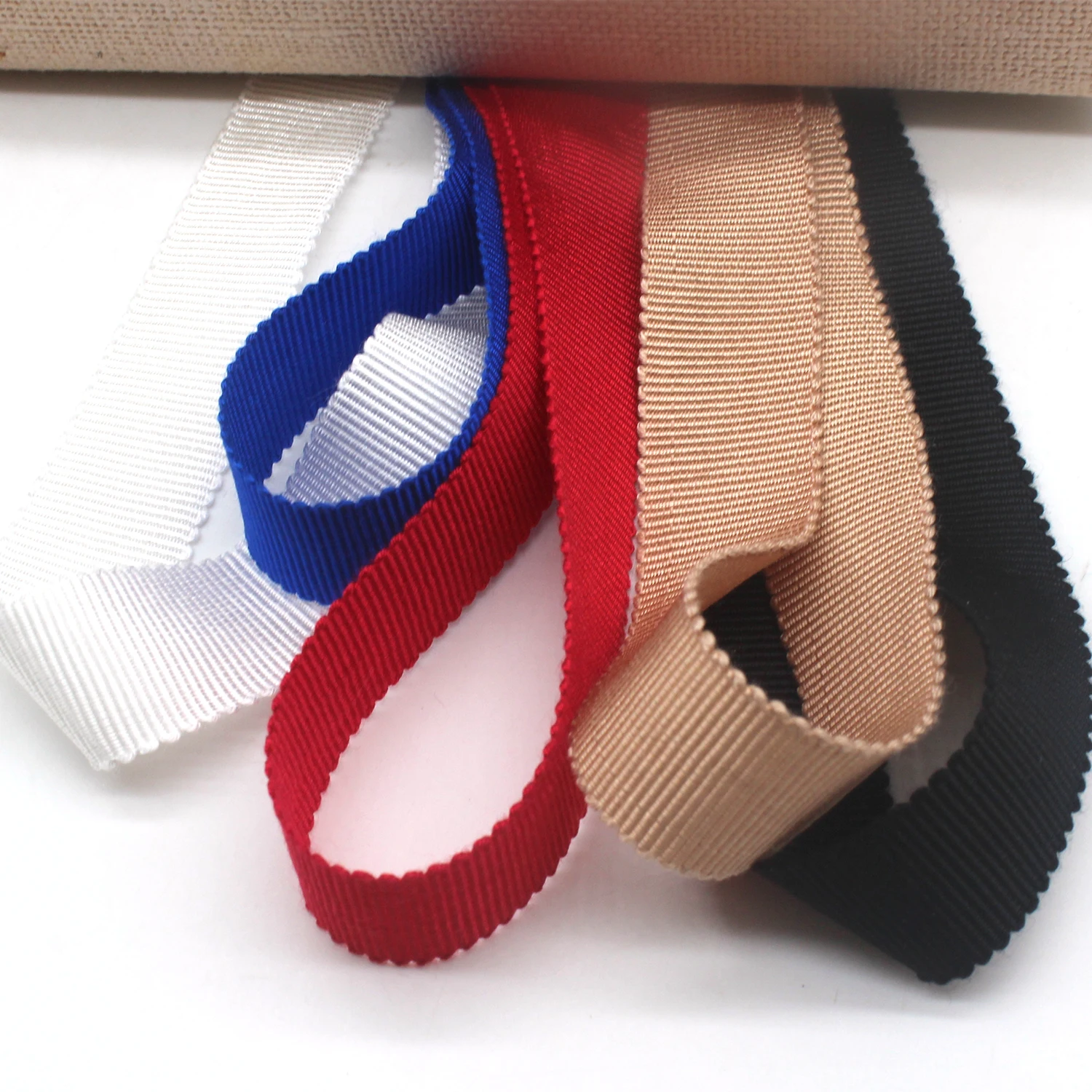 Rayon Petersham Ribbon 9 16 19 25 38MM High Quality For Wedding Crafts Hairbow DIY5 Yards/Lots Red White Black