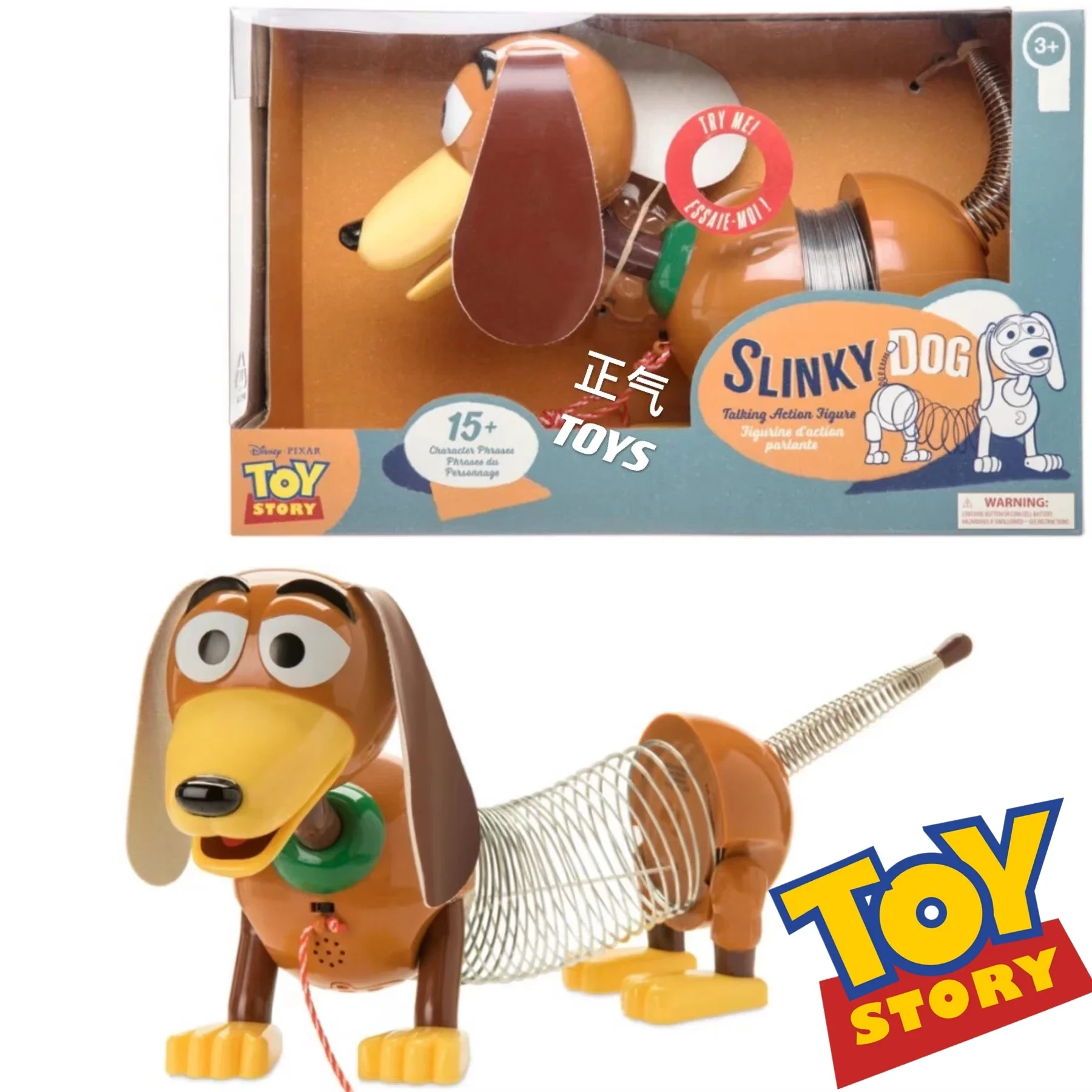 

Disney Pixar Toy Story 4 Talking Slinky Dog Junior Pull Toy Action Figures Toys Animal Anime Figure Dolls Gift For Kids