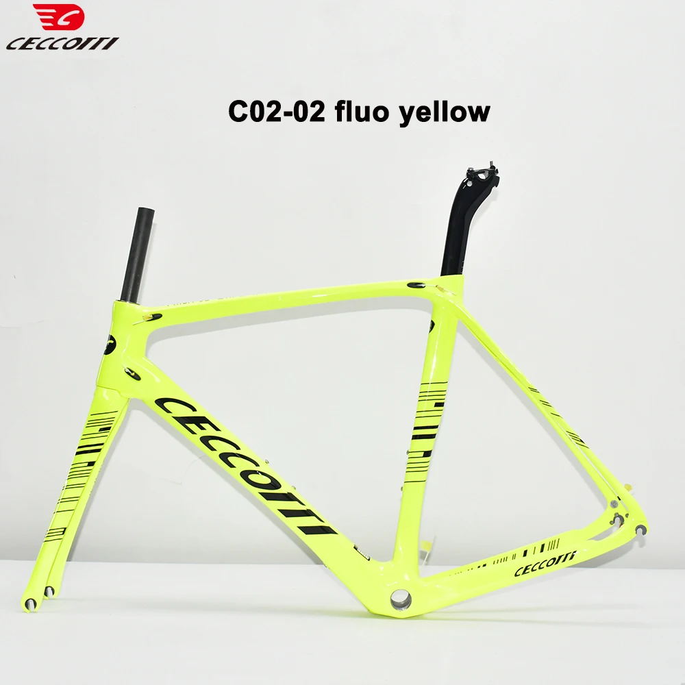 

Clearing Sales Road Bike Frame with V Brake and BSA Design Fit 700C Wheels And 23mm TIres Bicycle Frameset