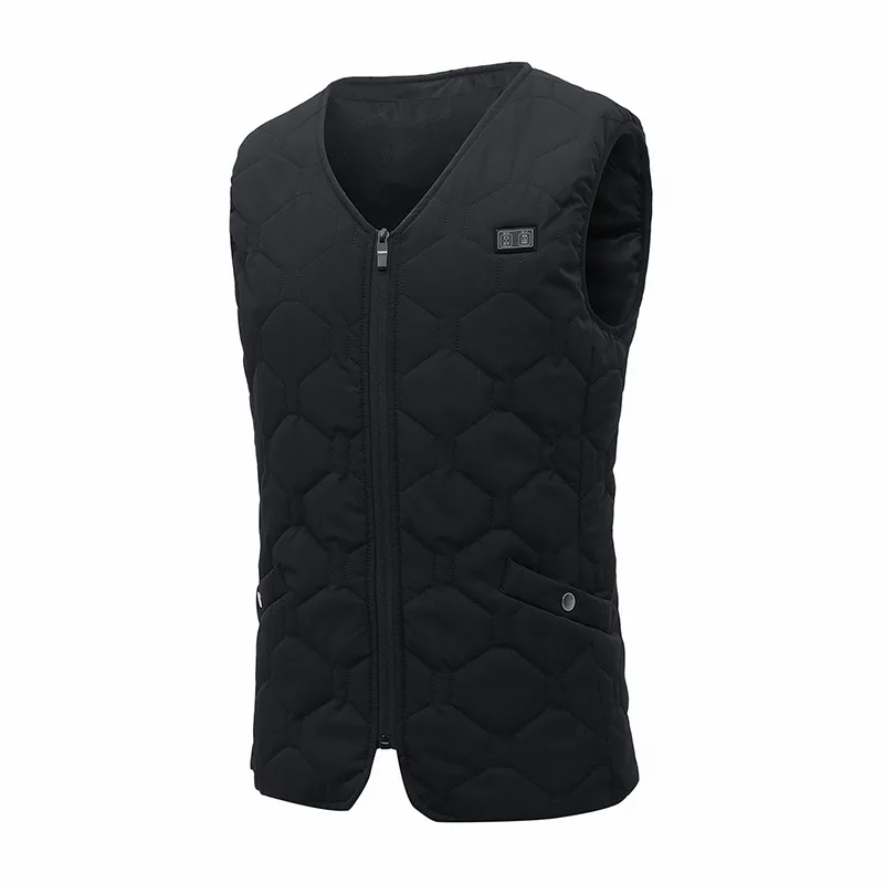 Unisex 20 Heating Zones USB Heated Vest Loose Winter Thermal Waistcoat Dual Control Casual Outdoor Sport Warm Heating Gilet