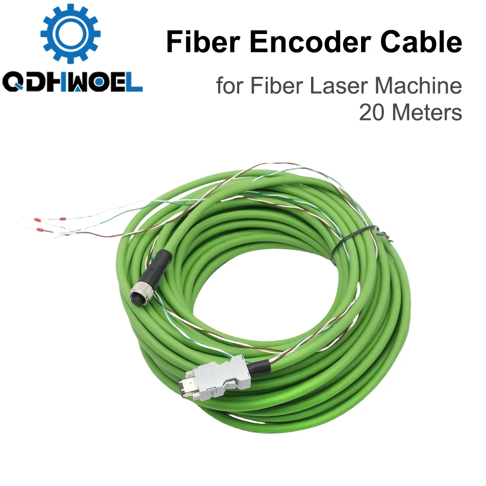 Originele Raytools Encoder Kabel 20 Meter BM111 ELNOC3320M00047B ECAT-A2-M12 Codering Lijn Power Lijn voor Fiber Laser Machine
