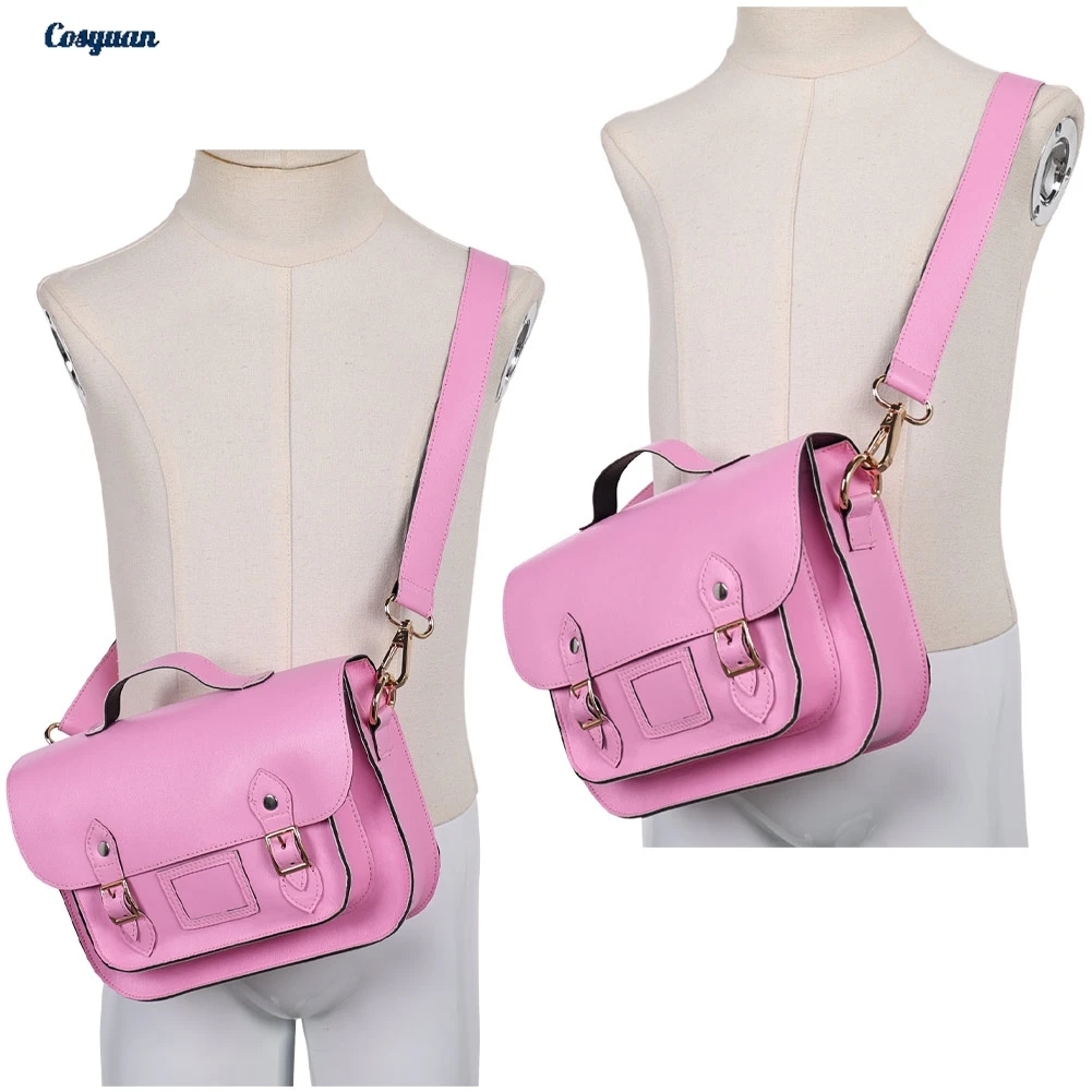 Bolsa malvada de película 2025, bolsos de hombro rosas para Cosplay, disfraz de mujer, accesorios de disfraz, bolsas de juego de rol para fiesta, trajes