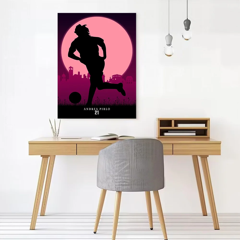 Andrea Pirlo Canvas Poster Customizable Pictures Wall Art Canvas Painting for Room Ornaments Decorative Picture Home Decorations