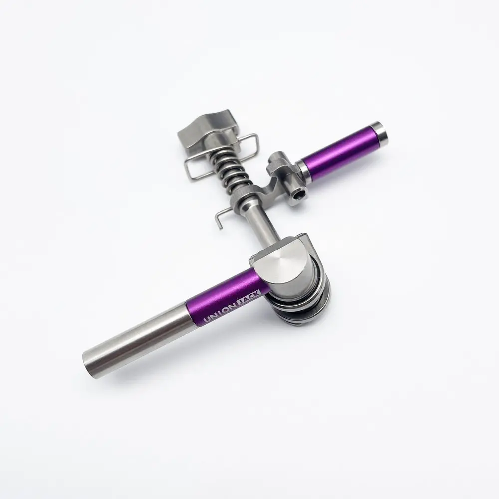UnionJack Titanium Seat Post Clamp for Brompton A/C/P line Folding Bike TX4 Color Seat Rod Clamp Folding Buckle
