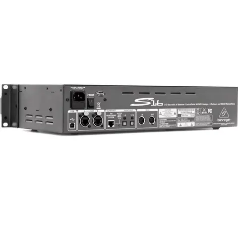 Behringer S16 16 Channel Digital Snake with Remote-controllable Midas Designed Mic Pres and AES50 Network Port