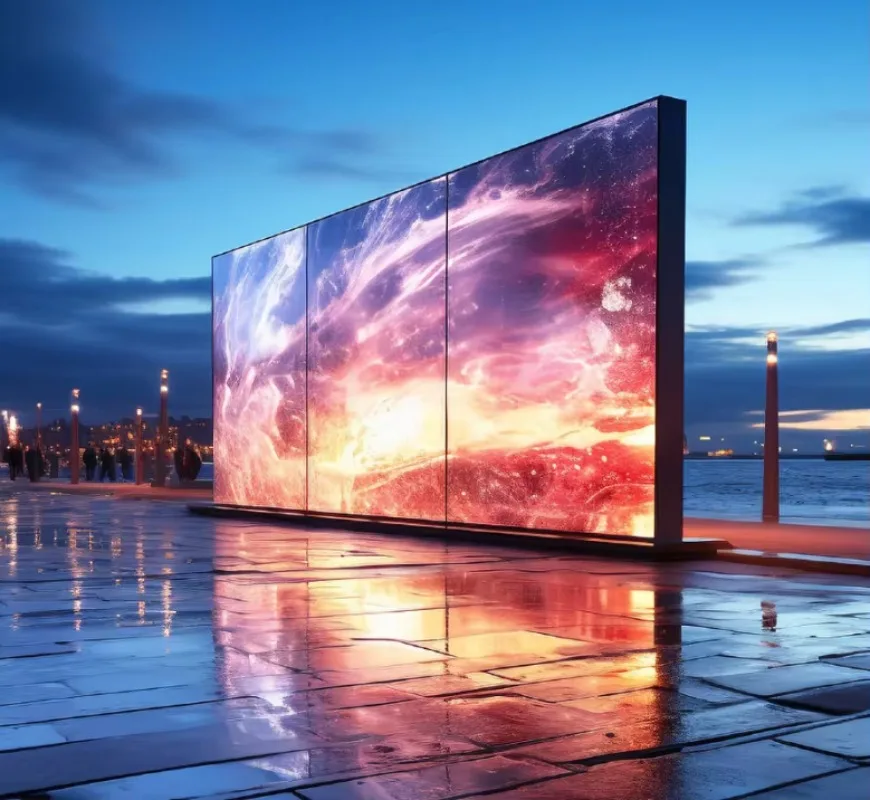 Eco-Friendly Outdoor  Display Low Power Consumption Smart Interactive Function Outdoor Advertising  Screen
