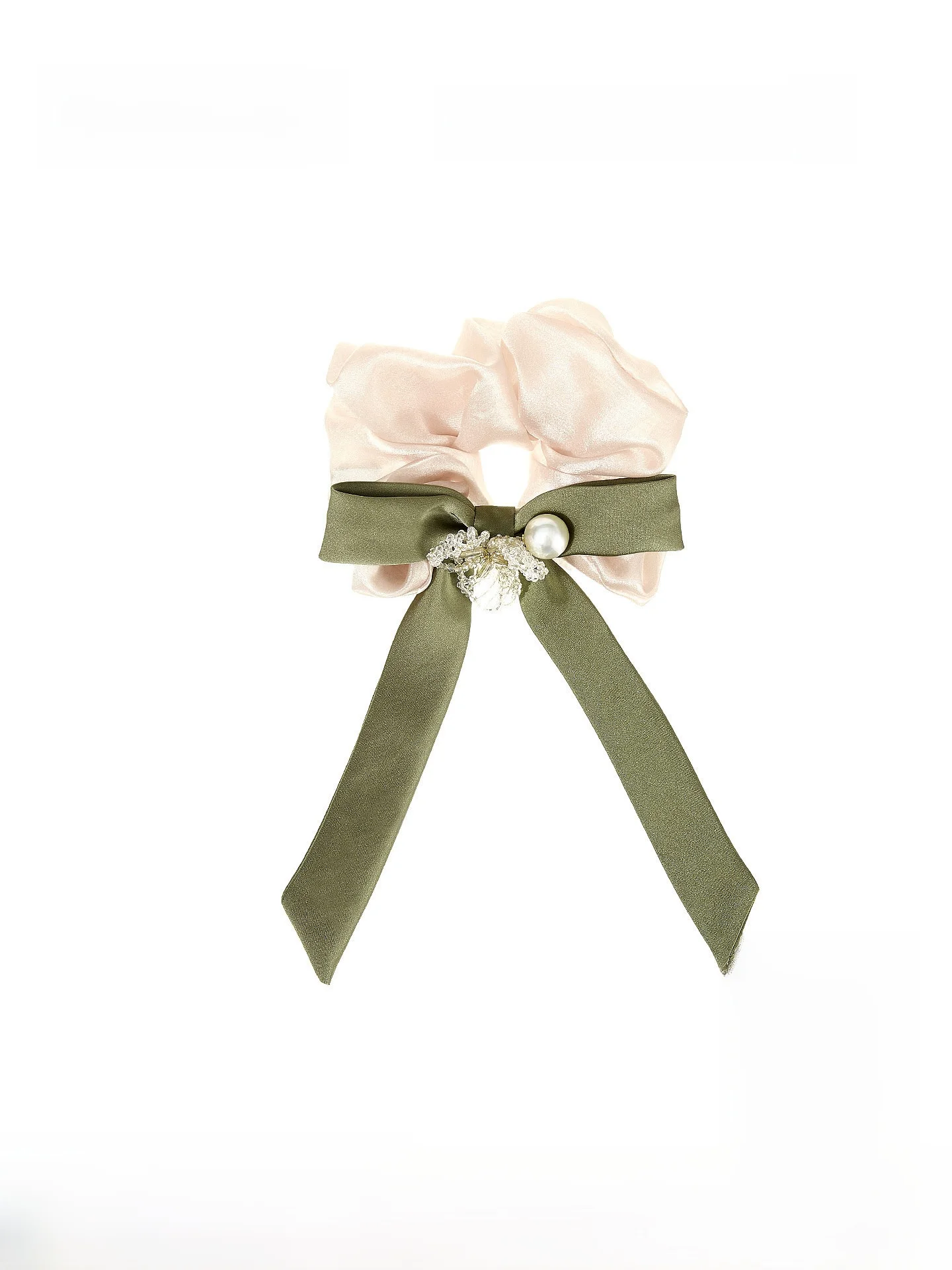 green-knot-hair-ties-women's-high-end-feeling-hair-bands-for-bun-high-ponytail-head-ropes-hair-flowers