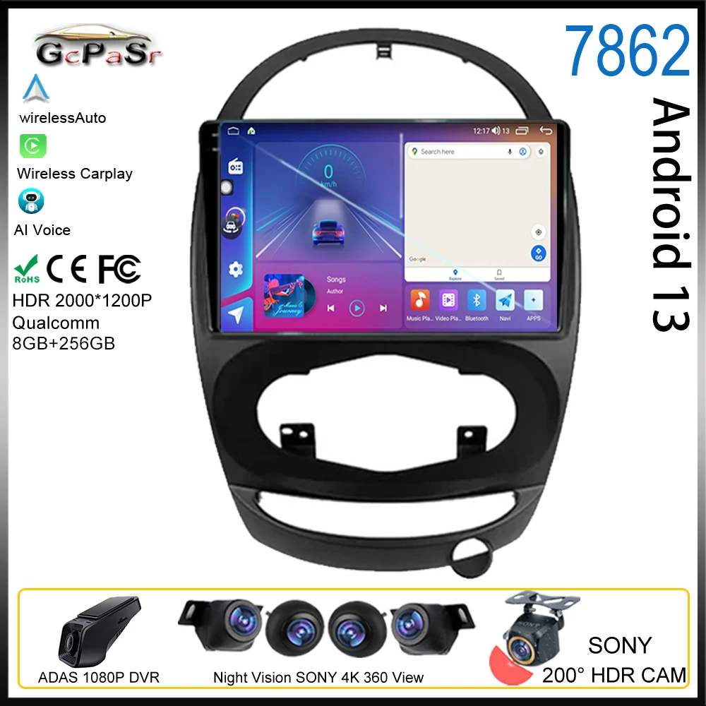 Car RadioAndroid For Chery Riich M1 Riich M5 Riich X1 Xcross IndiS S18 Beat DR 2009 - 2016 Multimedia 2din Carplay Auto Stereo