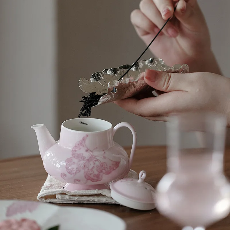 Inno Kaisong Japanese Creative Hand-Painted Teapot High Appearance Lady Fairy Pastel Color Brewing Pot Kung Fu Tea Set