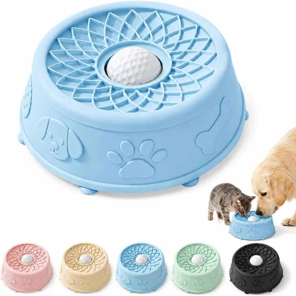 Interactive Pet Lick Toys Training Promotes Dental Health Yogurt Licking Plate Self-Soothing Snack Bowl For Dogs Cats