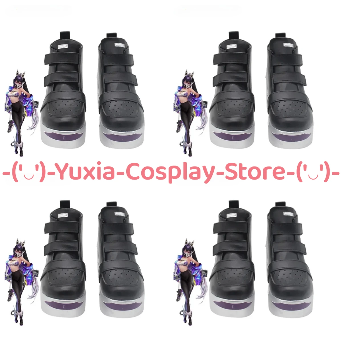

Юксиакосплей! Оригинальная обувь для косплея Sen, реквизит для персонажей игры в стиле аниме, ботинки из искусственной кожи, карнавальный костюм на Хэллоуин