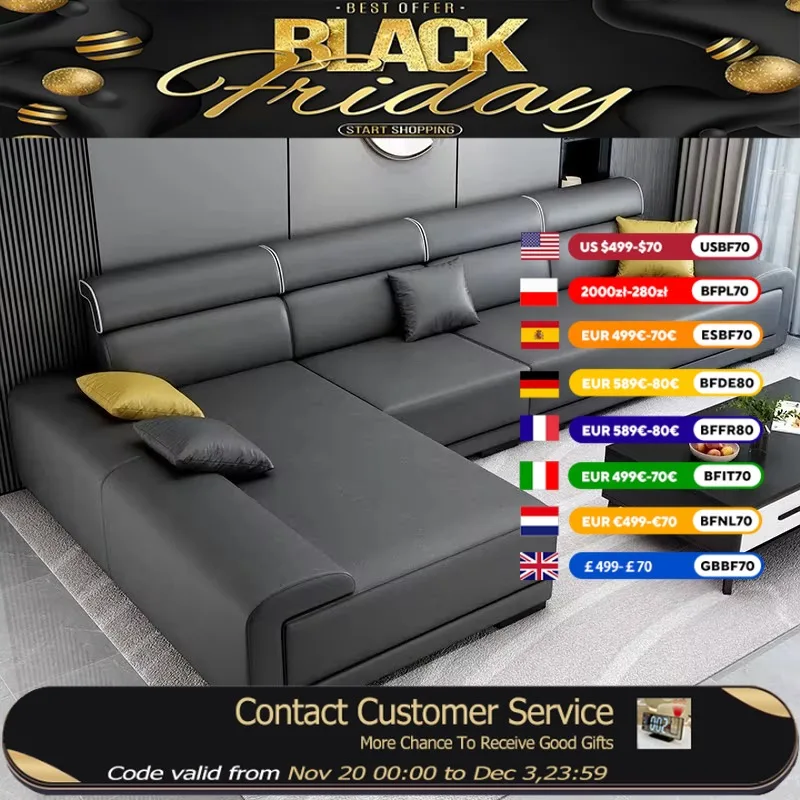 

Italian Minimalist Living Room Sofas Black Cheap Nordic Recliner Lounges Sofas Lazy Armchair Daybed Divani 2 Posti Furniture