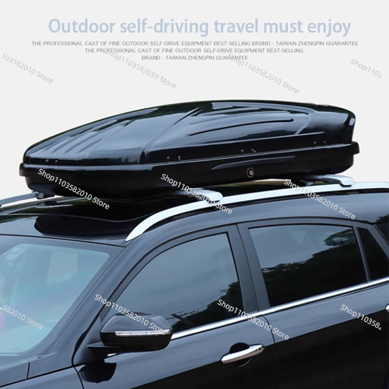 High Quality 550L Car Roof Waterproof and Rainproof ABS Suitcase Openable on Both Sides for SUV and Pick-up Cars